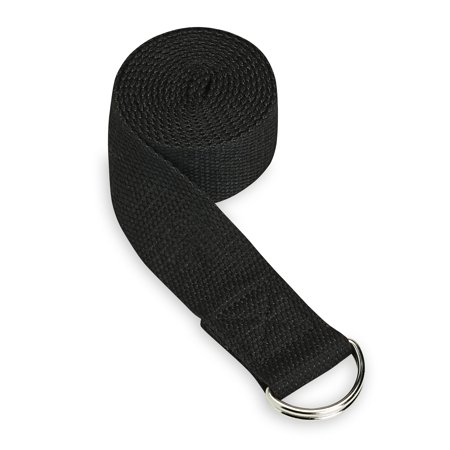 Black Mountain Products Yoga Exercise Strap for Stretching and Flexibility