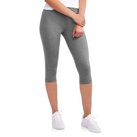 Athletic Works Women's Dri More Capri Core Leggings Gray SIZE XL