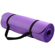 Go Yoga All Purpose Anti-Tear Exercise Yoga Mat with Carrying Strap