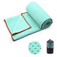 Buy Heathyoga Hot Yoga Towel Non Slip, Microfiber Non Slip Yoga Mat Towel,  Exclusive Corner Pockets Design, Perfect for Hot Yoga, Bikram, Pilates and  Yoga Mats Online at desertcartKUWAIT